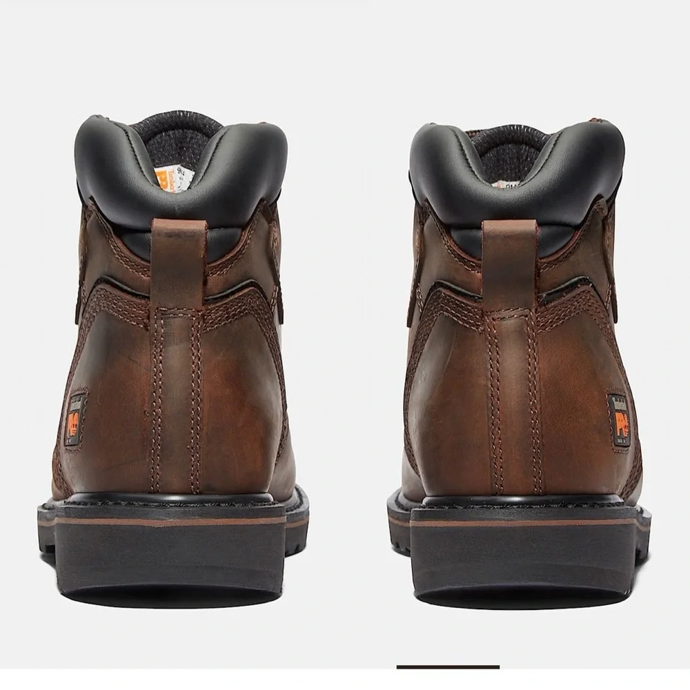 Timberland PRO Men's Dark Brown Leather Boots